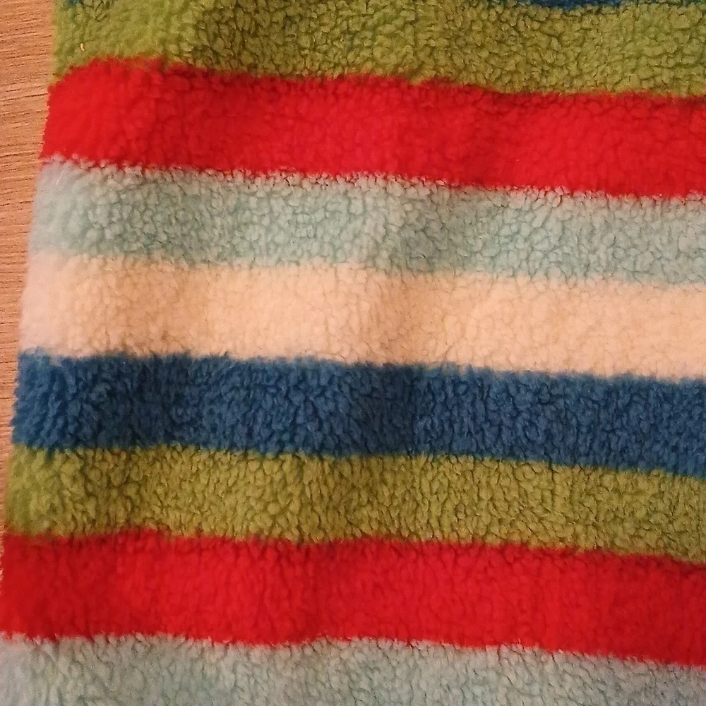 Target Holiday Striped Sherpa Dog Cat Sweater from Wondershop™ w/ Hood Size M